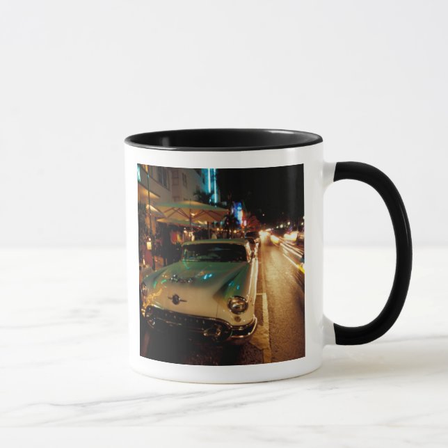 Caneca EUA, FL, Miami, South Beach à noite. 2 (Direita)