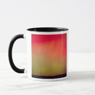 Caneca EUA, Idaho. Aurora boreal, luzes do norte às 2