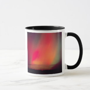 Caneca EUA, Idaho. Aurora boreal, luzes do norte em