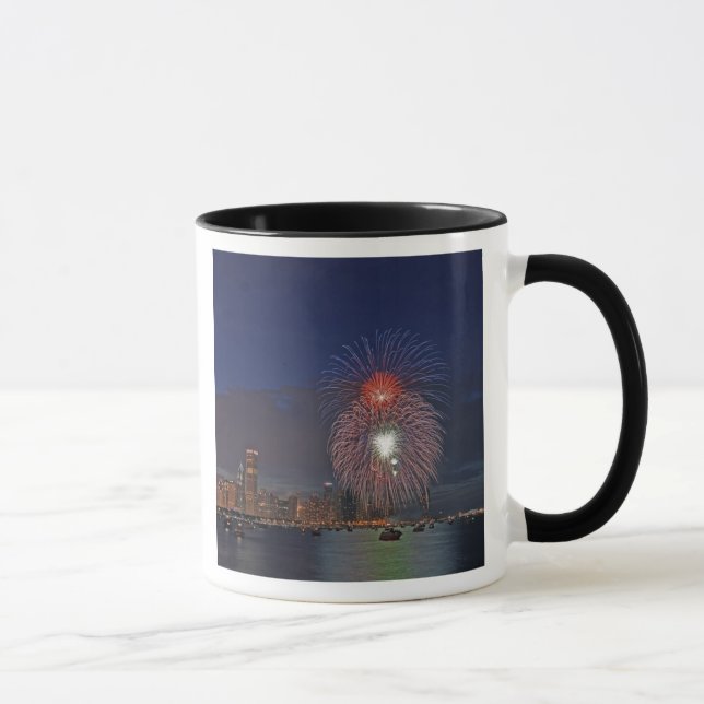 Caneca EUA, Illinois, Chicago, fogos de artifício de Quat (Direita)