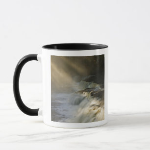 Caneca EUA, Michigan, Península Superior. Raios de sol em