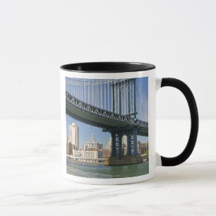 Caneca EUA, Nova York, Cidade de Nova York. Ponte de Manh