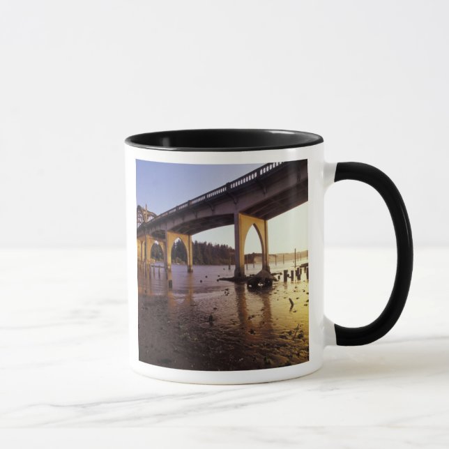Caneca EUA, Oregon, Florence. Ponte Siuslaw e (Direita)