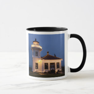 Caneca EUA, Washington, Mukilteo. Farol Mukilteo