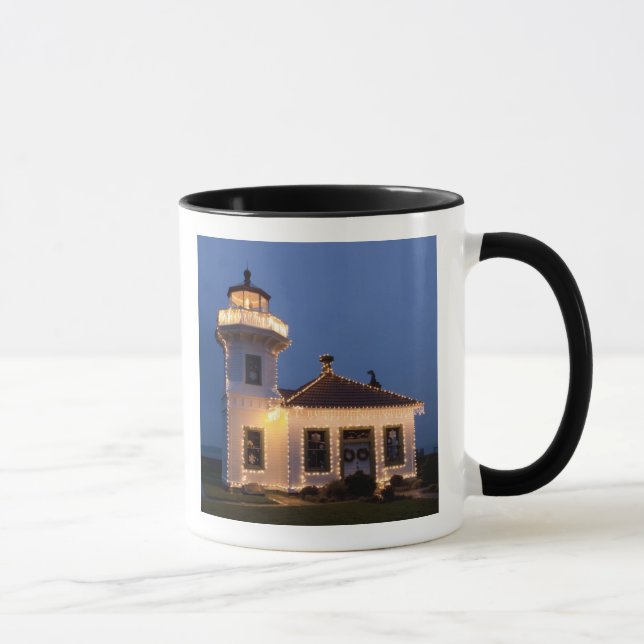 Caneca EUA, Washington, Mukilteo. Farol Mukilteo (Direita)