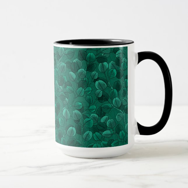Caneca Eucalipto em verde (Direita)