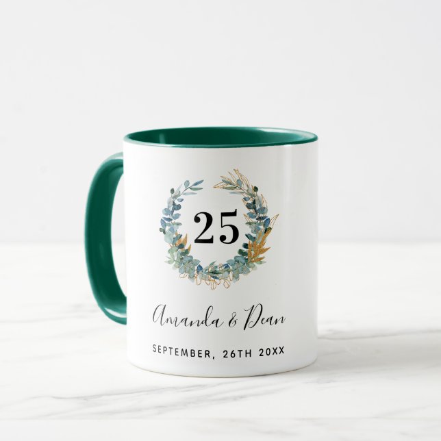 Caneca eucalyptus wreath do 25 (Frente Esquerda)