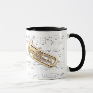 Caneca - Euphonium com partitura