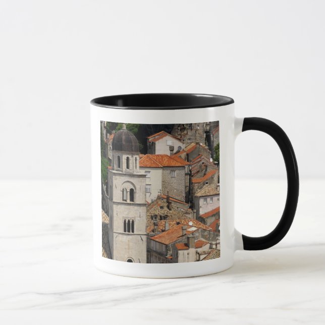 Caneca Europa, Croácia. Cidade medieval amuralhada de (Direita)