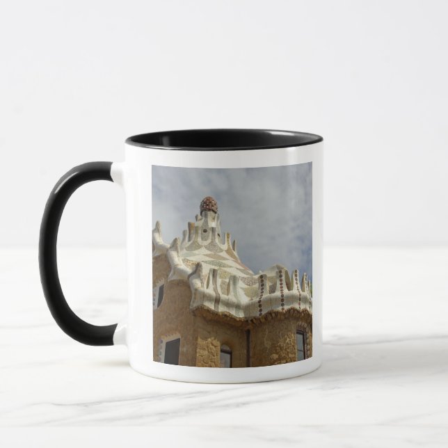 Caneca Europa, Espanha, Catalunha, Barcelona. Park Guell, (Esquerda)