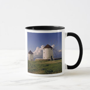 Caneca Europa, Grécia, Mykonos. Caiação branca