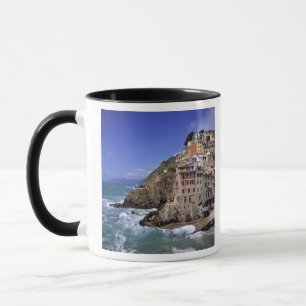 Caneca Europa, Itália, Riomaggiore. Riomaggiore é constru