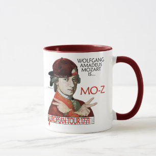 Caneca européia da excursão de Mozart "Mo-z"