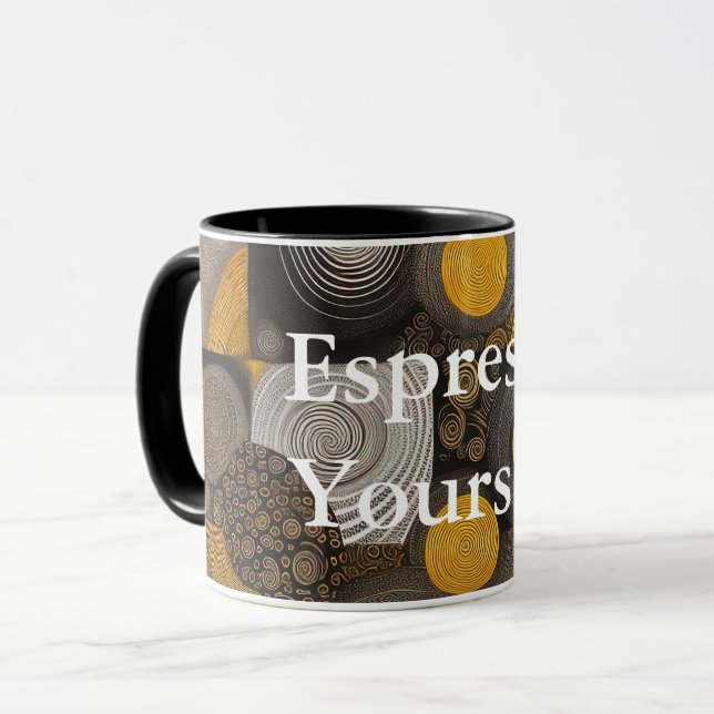 Caneca Eva 2 Abstract Design Combo Mug (Frente Esquerda)