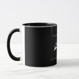 Caneca Even Quiet Steps – Minimalist Bilingual Quote