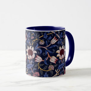 Caneca Evenlode, famoso padrão de William Morris,
