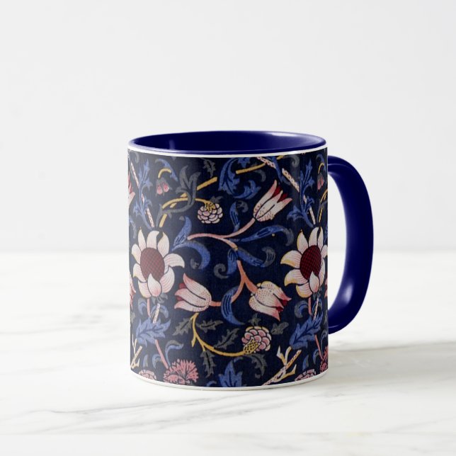Caneca Evenlode, famous William Morris pattern, (Frente Esquerda)