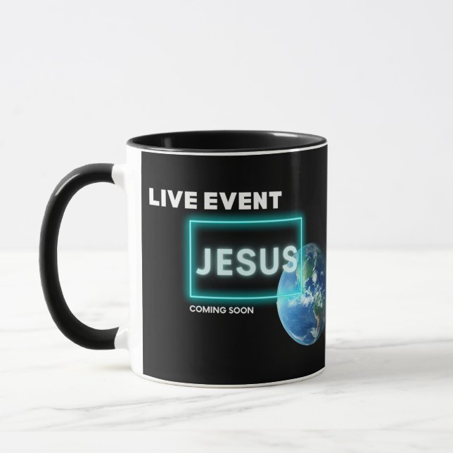 Caneca EVENTO VIVO Jesus chegando em breve (Esquerda)