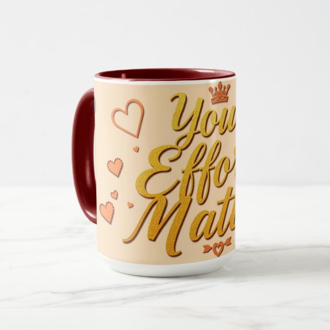 Caneca Every Effort Counts | Modern Workplace (Frente Esquerda)