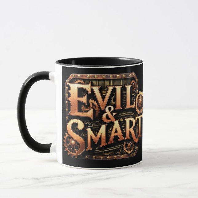 Caneca Evil&Smart Logo Schwarz (Esquerda)