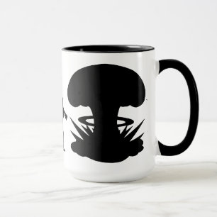 Caneca Evolução do Homem & Barata Gráfico Divertido de Ev