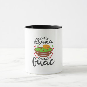 Caneca Exale Drama Inale Guac Divertido Cozinha de Festa