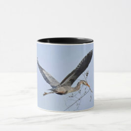 Caneca Excelente Blue HeronCoffee Mug