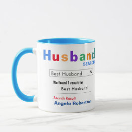 Caneca Excelente Busca Personalizada no Melhor Marido