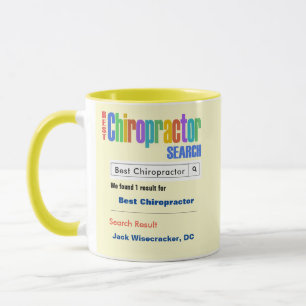 Caneca Excelente e Personalizado Melhor Chiropracor Gift 