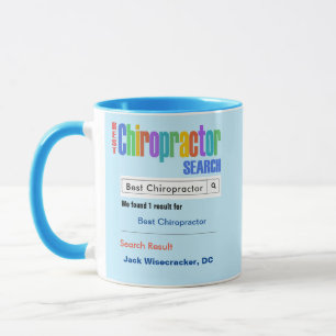 Caneca Excelente e Personalizado Melhor Chiropracor Gift