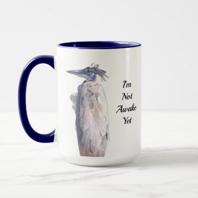 Caneca Excelente Engraçado Blue Heron Mug (Esquerda)