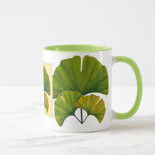 Caneca Excelente Ginkgo Art for Your Artes & Artesanatos  (Direita)