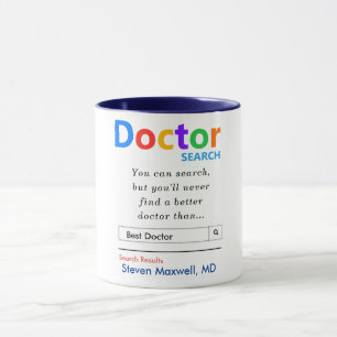 Caneca Excelente Obrigados de Pesquisa do Melhor Médico