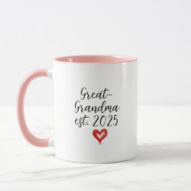 Excelente Personalizado-Avó Presente, Est. 2025,