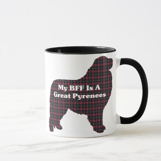 Caneca Excelente Pirenéus BFF Mug (Direita)