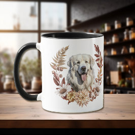 Caneca Excelente Pirenéus Cão Outono