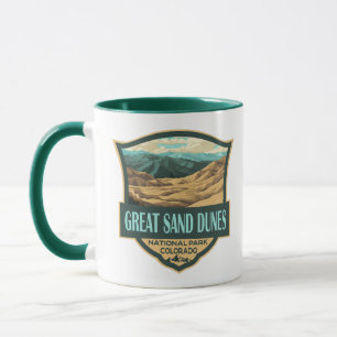 Caneca Excelente Sand Dunes National Park Illustration Re