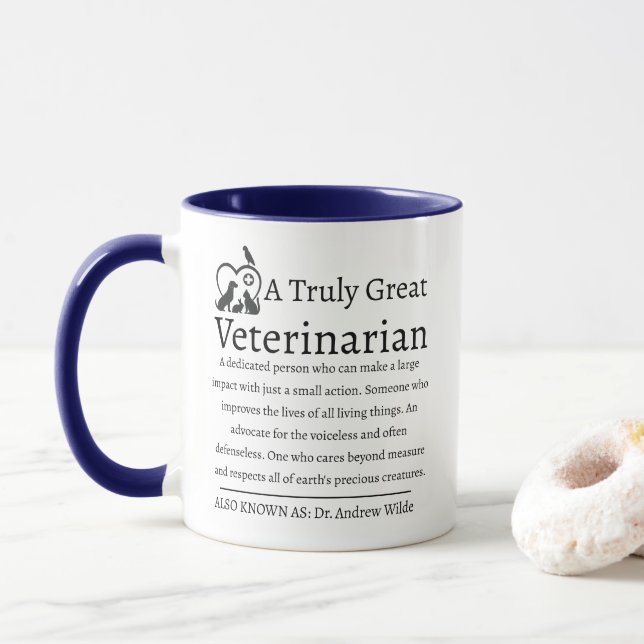 Caneca Excelente veterinário (Com Donut)