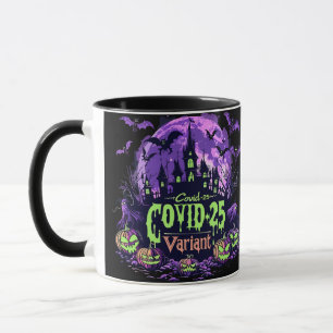 Caneca ExDesigner   Dia das Bruxas   Variante Covid-25