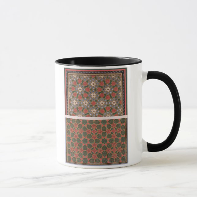 Caneca Exemplos de decorações do teto, 'da arte árabe (Direita)