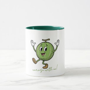 Caneca Exercite-se Comigo Melancia Feliz