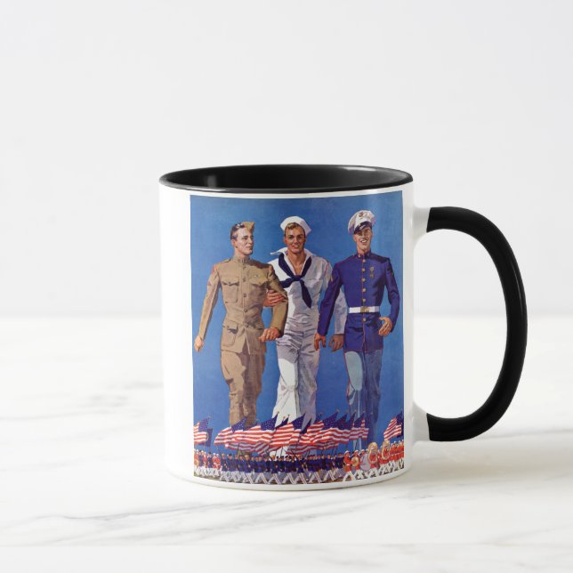 Caneca Exército, Marinho e Fuzileiros (Direita)