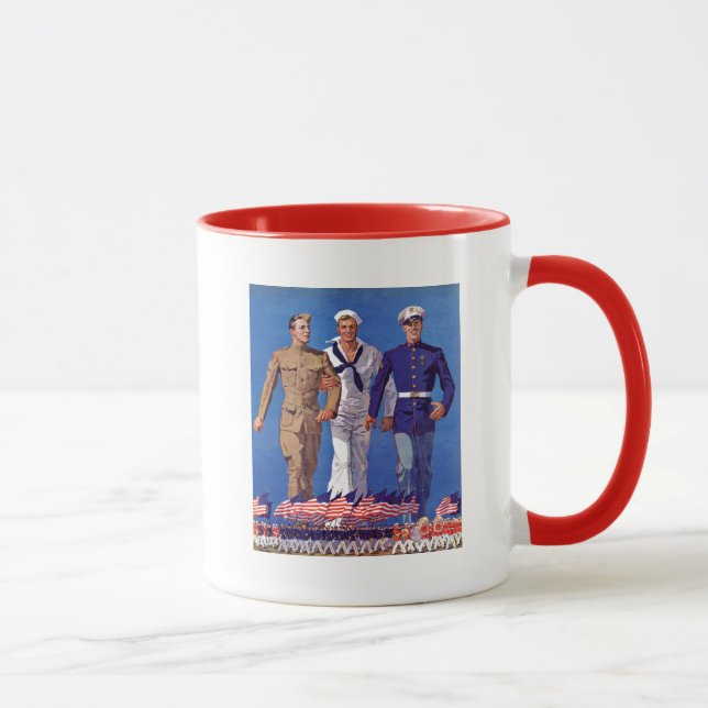 Caneca Exército, marinho & fuzileiros navais (Direita)