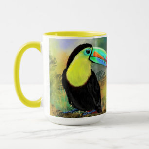 Caneca Exotic Tropical Toco Toucan Bird Mug