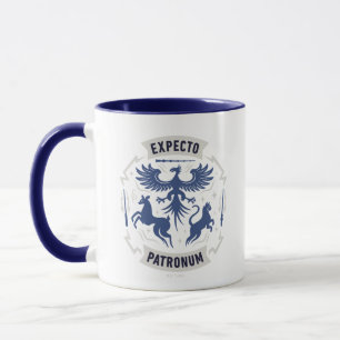 Caneca Expecto Patronum Gráfico de Silhueta Vintage