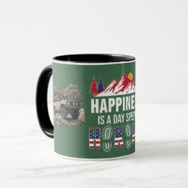 Caneca Explorador da Trilha de Aventura 4x4 Feliz