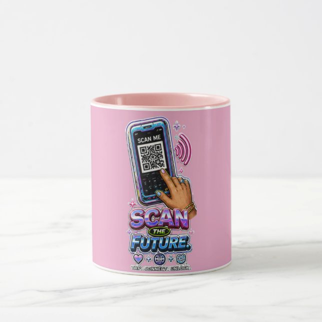 Caneca Explore o Futuro – Falha na Tecnologia Cibernética (Centro)