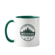 Explore o Mitt, Michigan Coffee Mug