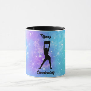 Caneca Explosão De Cor De Floco De Neve De Cheerhead Com