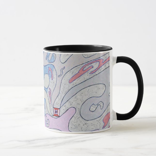 Caneca Explosão no espaço, Abstrato (Direita)